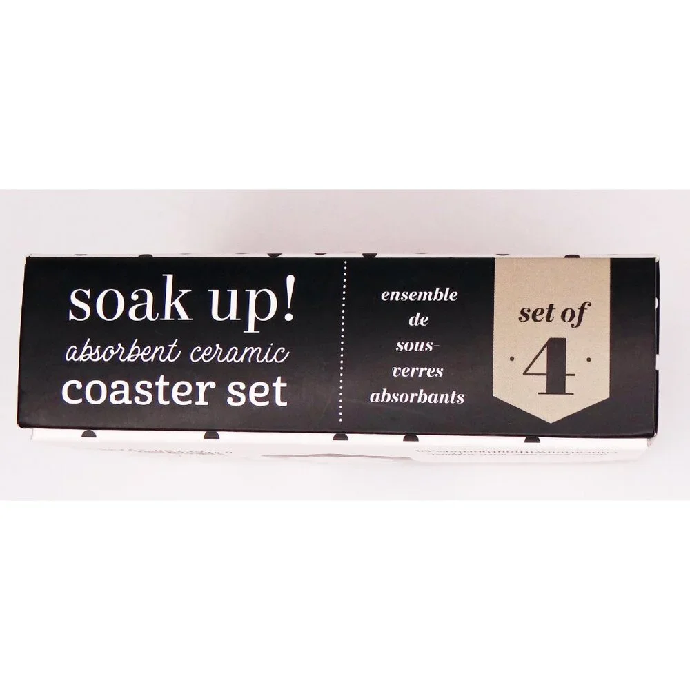 Danica Now Designs Round Coaster Set of 4 Soak Up Gone Fishing Cork Bottom